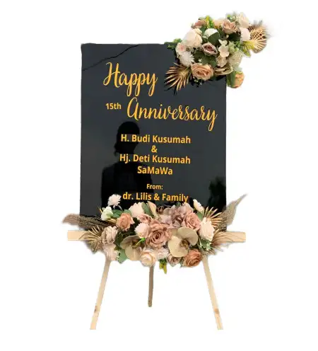 Papan Bunga Akrilik Gerendeng